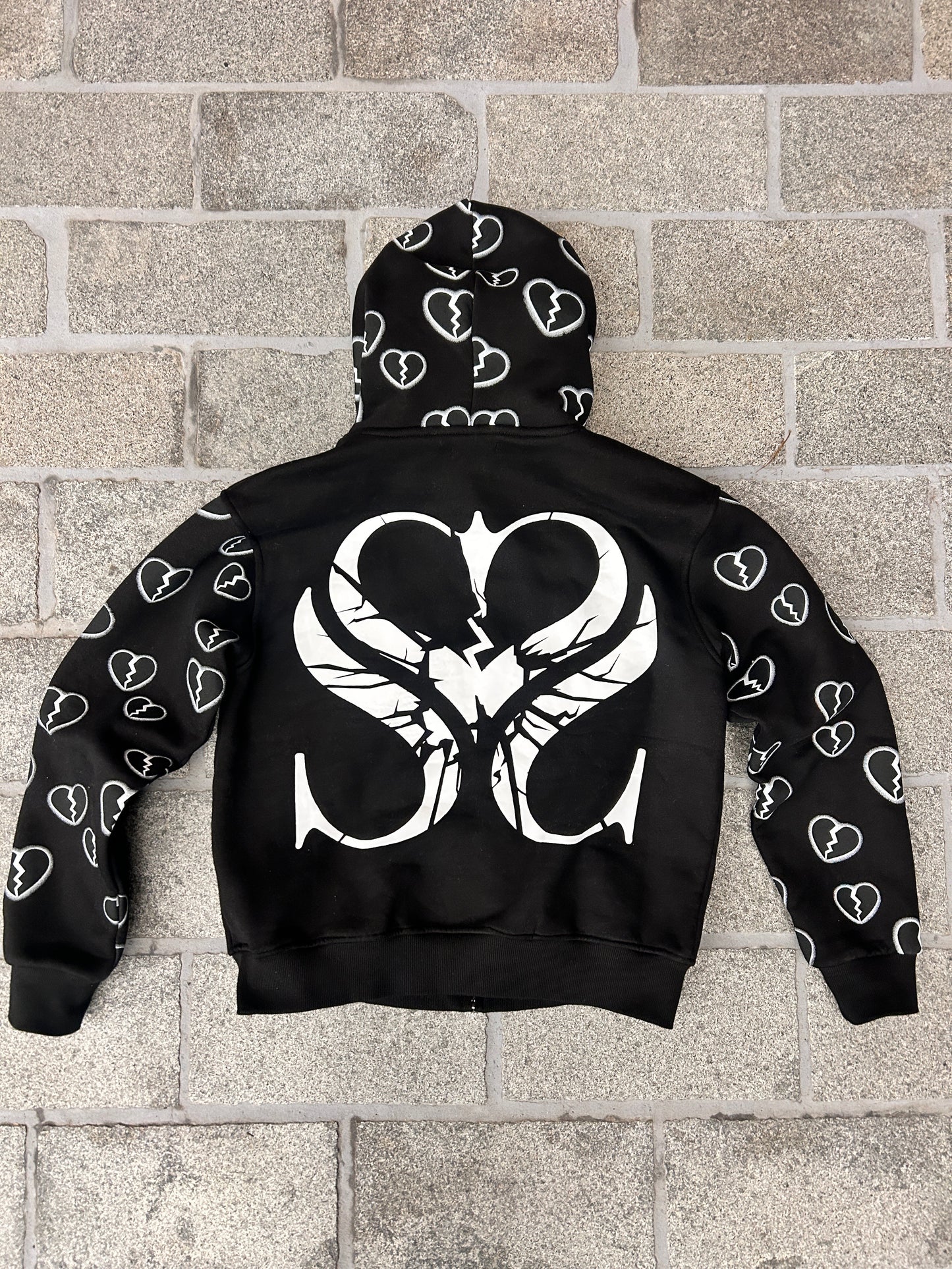 'Midnight' Zip Up Hoodie