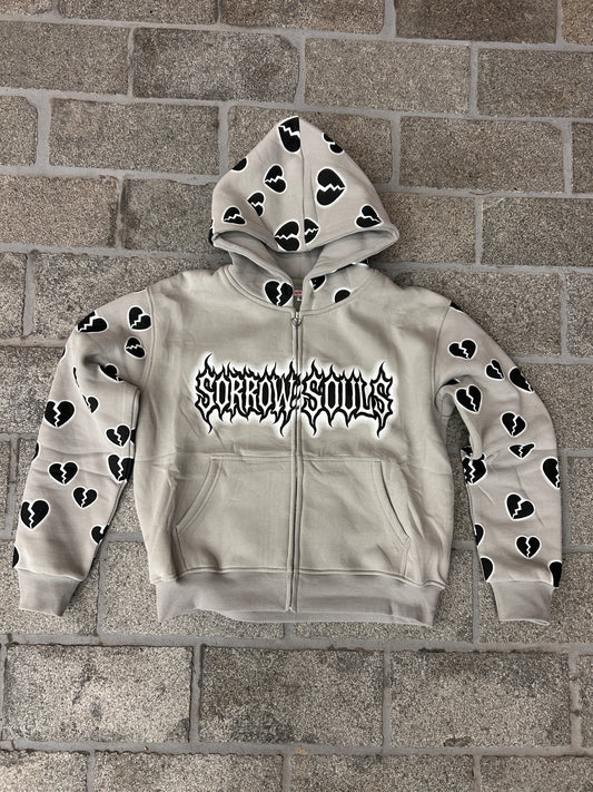 'Moonlight' Zip Up Hoodie